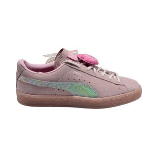 Puma LOL‎ Surprise Girls Sneakers Size 7C Pink Suede Kitty 385074 01